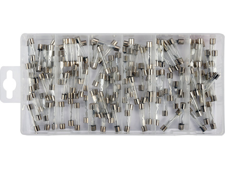 Sada skleněných pojistek Yato mix 6x30mm 120ks YT-83130