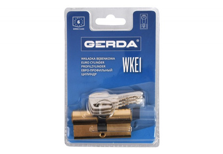 Profilový válec Gerda WKE1 35/40 mosazný blistr 0WKE1S03540.98030B