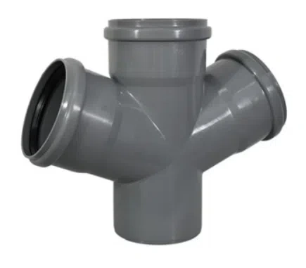 Kanalizační příčka 110/110/110mm 67 stupňů