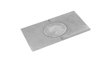 Grudziądz I 405x275mm třídílná kuchyňská varná deska