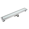 Balneo skleněný lineární odtok G-drain NEXT MILKY 70cm