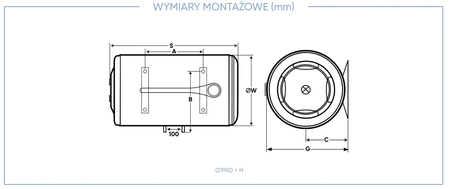 Atlantic elektrický ohřívač vody Opro+H 80l horizontální 853045