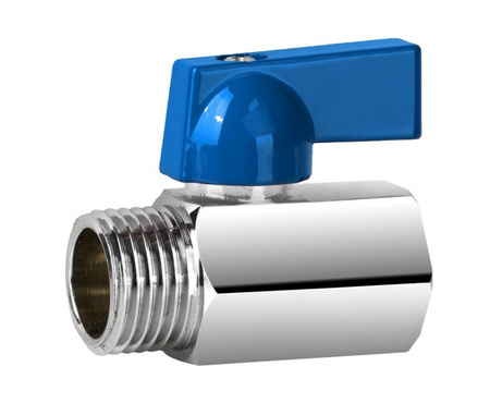 Diamantový mini kulový ventil 1/2'' se sytičem ART.372-15.WZ