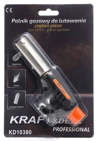 Plynový pájecí hořák Kraft&Dele KD10380