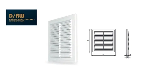 Doplňková větrací mřížka Classic D/150 RW bílá 007-0170