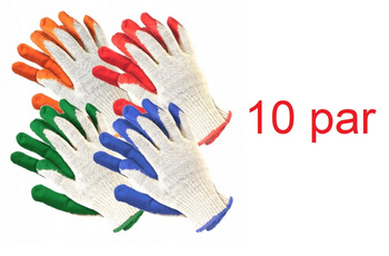 Upíří rukavice, různé barvy, velikost XL, 10 párů