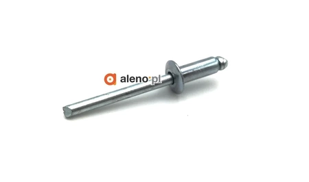 Ocelový trhací nýt s plochou hlavou BK 5x16mm