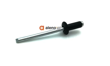 Trhací nýt hliník-ocel s plochou hlavou BK RAL 9005 4x10mm