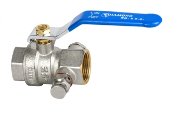 Diamantový španělský kulový kohout 3/4" s bočním odvětráním ART.2980 H-20