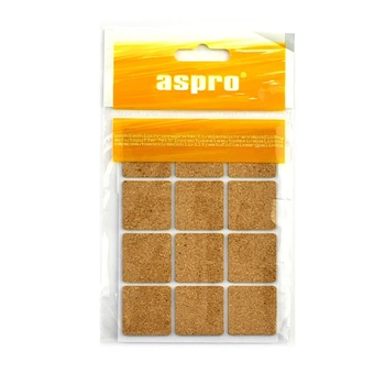Aspro čtvercové korkové podložky 28x28mm 12ks A-40003-02-XXX