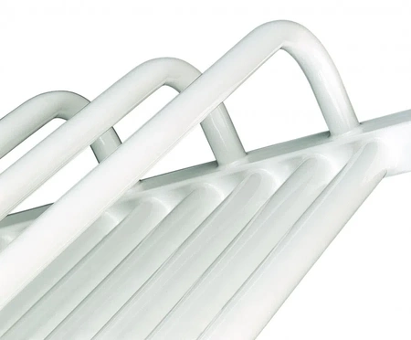 Luxor rovný koupelnový radiátor s přídavnými věšáky LUX-GP 1B/40 600x400mm