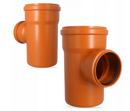 T-kus do kanalizace 160x110mm 67 stupňů