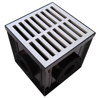 ZMM Maxpol studna 300x300mm s PVC roštem A15 šedá 01882