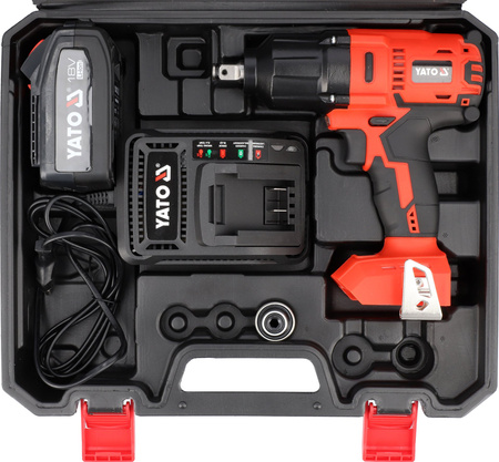 Rázový utahovák Yato 18V 1/2'' 700NM 3Ah YT-82806