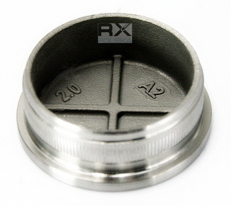 Plochá zátka pro trubku AISI 304 42,4x2 mm, leštěná