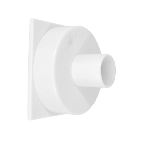 DES rošt kanalizační fi 50 15x15 spodní kovový bílý 01.016.005