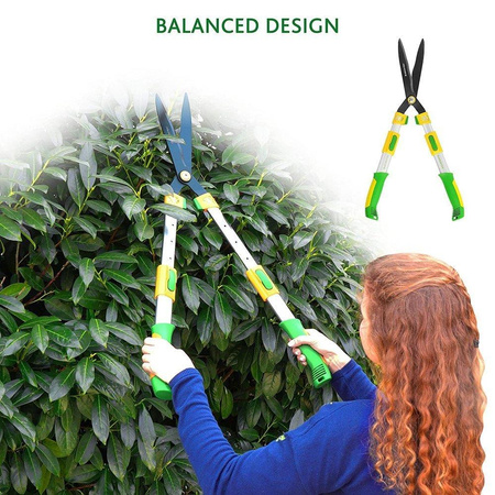 Gruntek nůžky na živý plot 680-825mm teleskopické