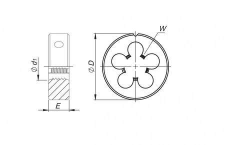 Ventilátor HSS 6g M5x0,8 N1-121001-0050