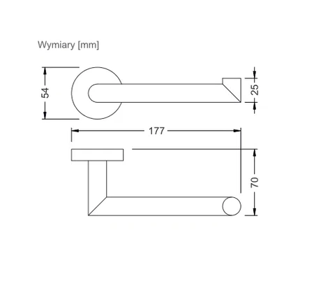 Stojan na toaletní papír Stella Classic bez krytu, lesklá zlatá 07.446-G