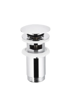 KFA Armatura click-clack umyvadlová výpusť s přepadem, chrom 660-254-00