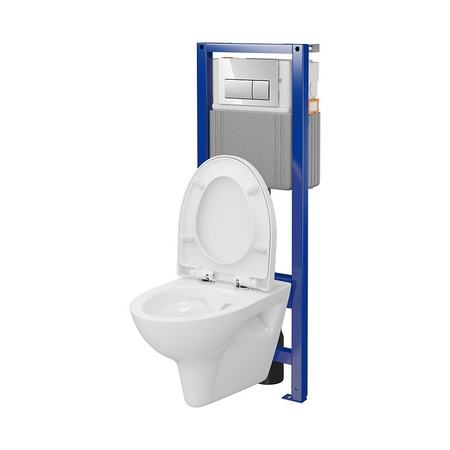 Předstěnová instalační sada Cersanit SYSTEM 40 MECH s miskou Parva Clean On S701-894